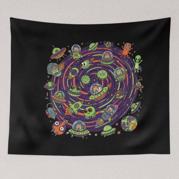 Item preview, Cosmic Adventure – Fun Space Cartoon with Aliens and Astronauts designed and sold by CARTOON CRAZE.