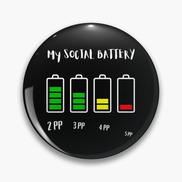 Item preview, My Social Battery designed and sold by QuirkyGuacamole.