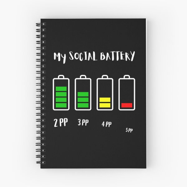 Item preview, My Social Battery designed and sold by QuirkyGuacamole.