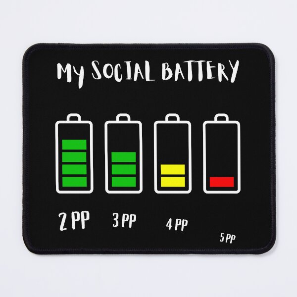 Item preview, My Social Battery designed and sold by QuirkyGuacamole.
