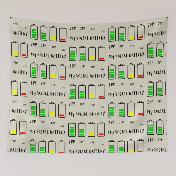 Item preview, My Social Battery designed and sold by QuirkyGuacamole.