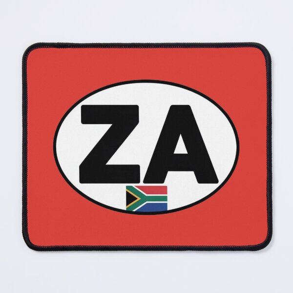Item preview, South Africa ZA Flag Oval Sticker designed and sold by The Digital Compass.