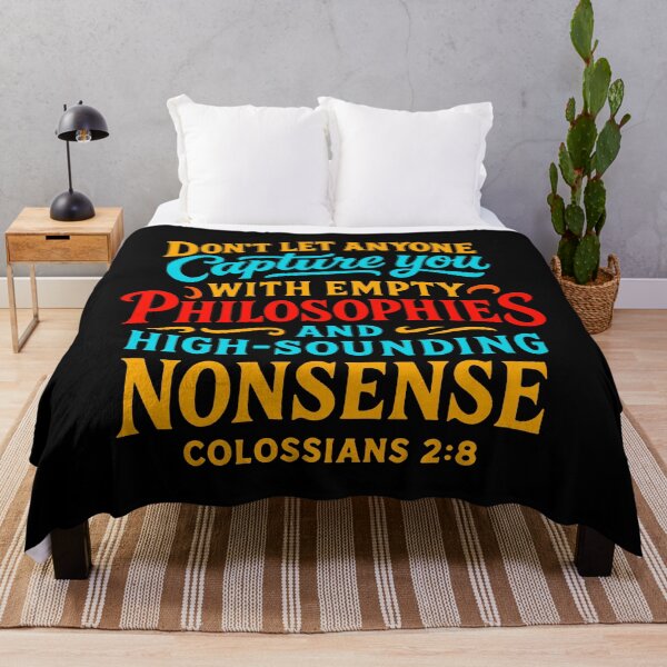 Item preview, Colossians 2:8 Empty Philosophies and High Sounding Nonsense designed and sold by plushism.