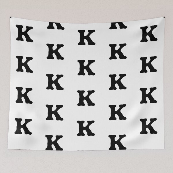 Item preview, Modern Monoline Letter K – Minimalist Initial designed and sold by uncoXab.