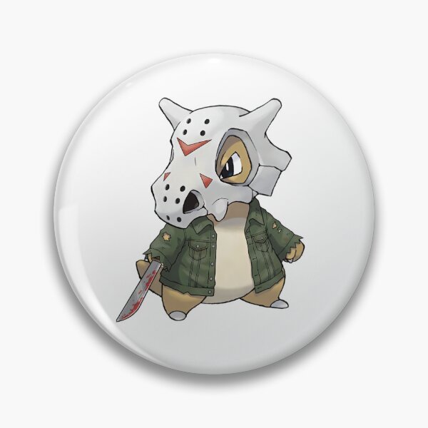 Item preview, Cubone X Jason (Pocket Patch Size) designed and sold by One Winged Otaku.
