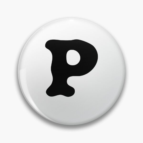 Item preview, Modern Monoline Letter P – Minimalist Initial designed and sold by uncoXab.