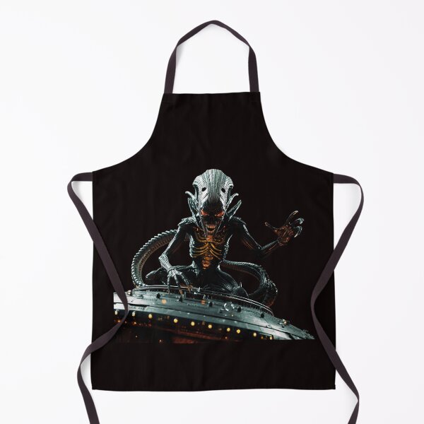 Item preview, Dark Alien King on UFO T-Shirt - Sci-Fi Horror Extraterrestrial Conqueror Tee designed and sold by passiveink.
