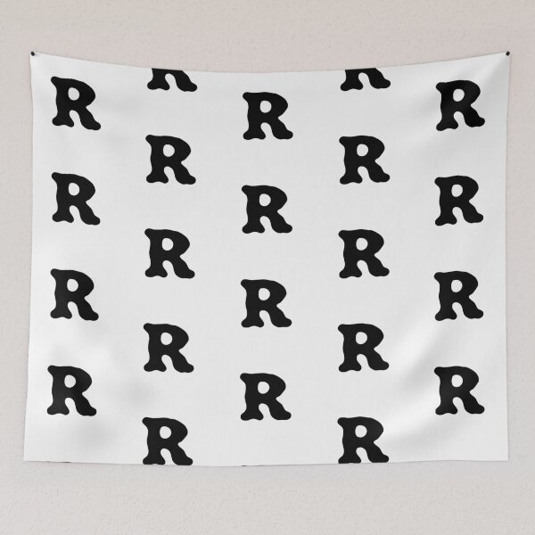 Item preview, Modern Monoline Letter R – Minimalist Initial designed and sold by uncoXab.