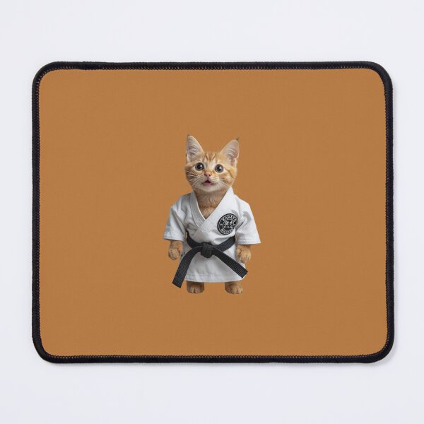 Item preview, Karate Cat – The Cute Orange Tabby Martial Arts Master designed and sold by PixelVibe782.