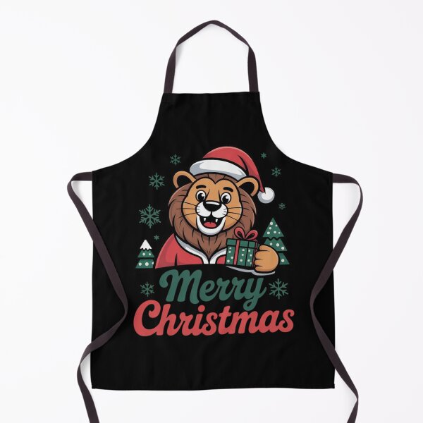 Item preview, Merry Christmas Lion designed and sold by ALL ART .