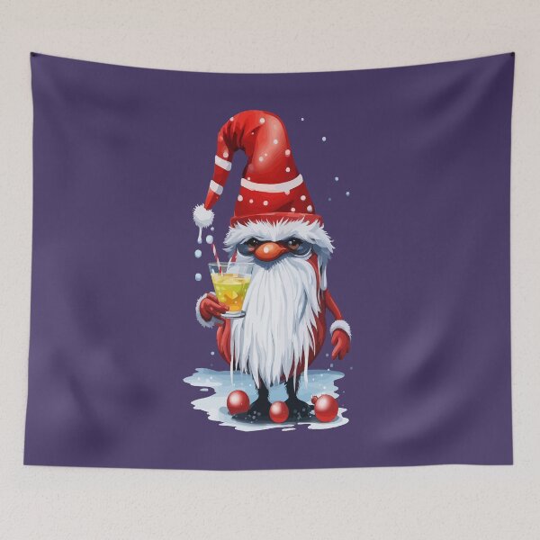 Item preview, Norwegian Gnome Holding A Hot Toddy designed and sold by taiche.