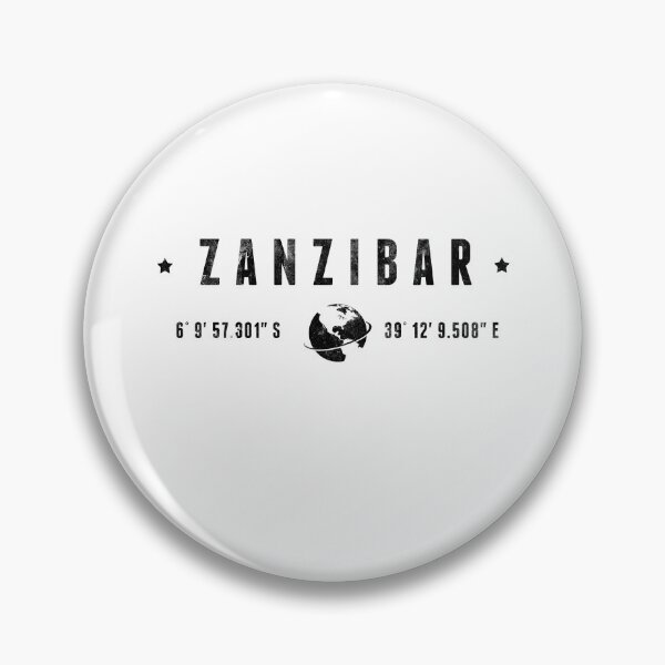 Item preview, Zanzibar World Map Coordinates Typography designed and sold by capricedefille.