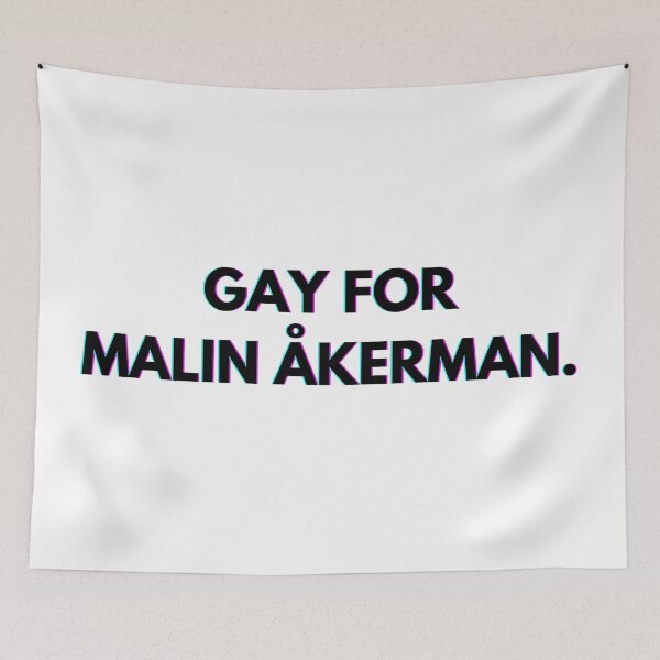 Item preview, Gay for Malin Akerman designed and sold by PopCultureAndStuff.