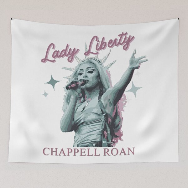 Item preview, Chappell Roan Gov Ball Lady Liberty Shirt, Statue of Liberty Drag Tee, Festival Concert Merch designed and sold by CrinoSwice.