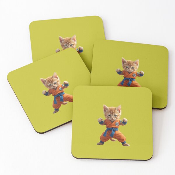 Item preview, Super Saiyan Kitten – The Orange Tabby Warrior of Light designed and sold by PixelVibe782.