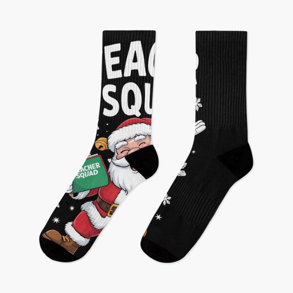 Item preview, Christmas Teacher Squad Santa Xmas Teaching designed and sold by CookWorldLaughs.