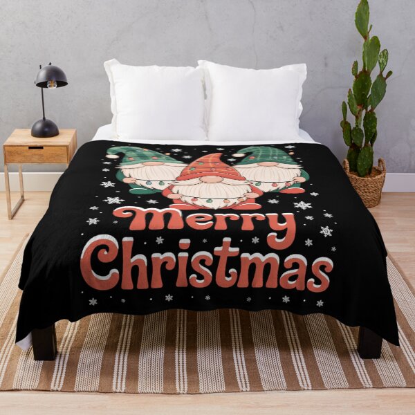 Item preview, Three Gnomes Buffalo Plaid Red Christmas designed and sold by Sunset4Bones.