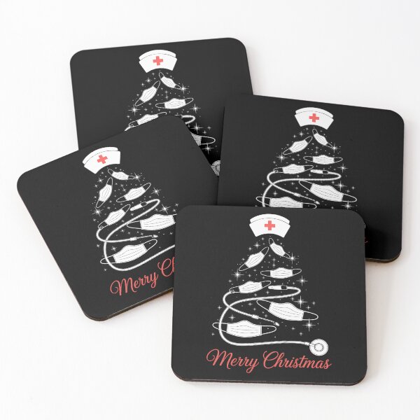 Item preview, Merry Christmas Nurse Yuletide Practitioners Cute designed and sold by Sunset4Bones.