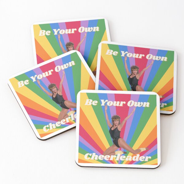 Item preview, Jane Fonda Be Your Own Cheerleader Mug  designed and sold by TeeKid.