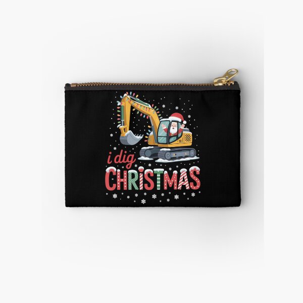 Item preview, I Dig Christmas Backhoe Loader Santa’s Coming For Kids designed and sold by Sunset4Bones.