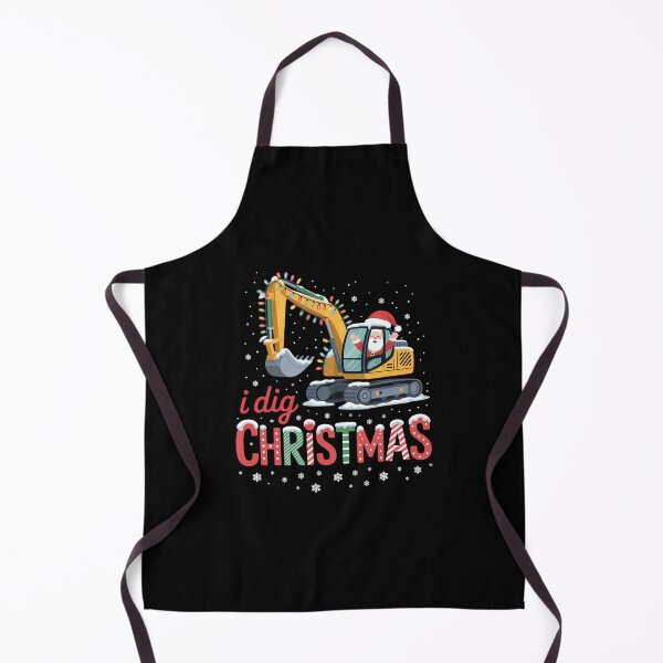 Item preview, I Dig Christmas Backhoe Loader Santa’s Coming For Kids designed and sold by Sunset4Bones.