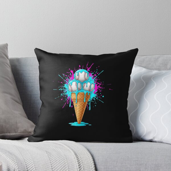 Item preview, Baseball Ice Cream Watercolor Baseball designed and sold by facegm.