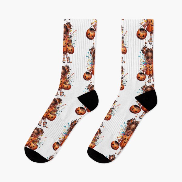 Item preview, Afrocentric Pumpkin Princess – Halloween Celebration designed and sold by Lulunza.