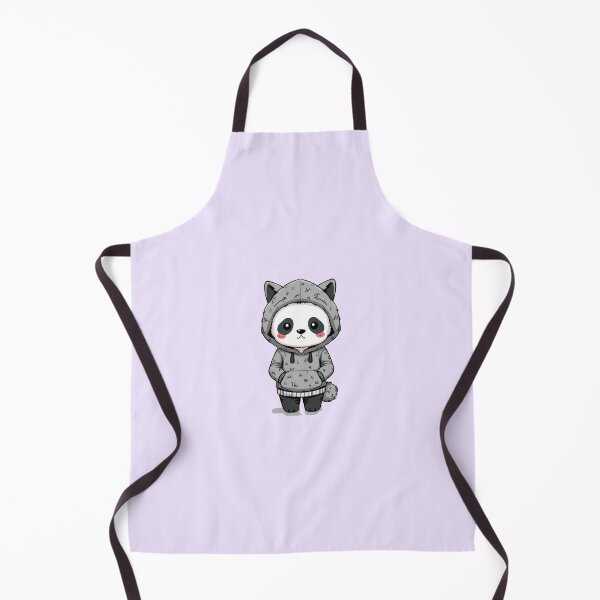Item preview, Wolf Hoodie Panda — Kawaii Panda in Wolf Costume designed and sold by Moon's Arts.