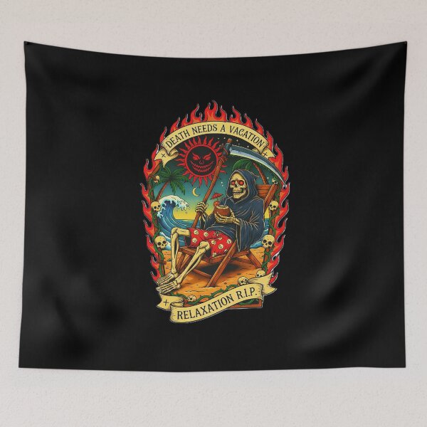 Item preview, Death Needs a Vacation designed and sold by CoffinsArt.