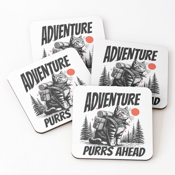 Item preview, Adventure Awaits Cat – Traveling Cat Art, Wanderlust Animal Design, Cute Cat with Backpack, Adventure Graphic Tee designed and sold by Graphic Botique.
