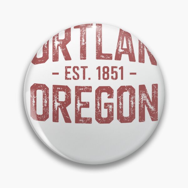 Artikelvorschau, Portland Oregon Retro Minimal Vintage Typografie Design 2025 Stadtstolz entworfen und verkauft von someraargelia.