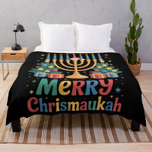 Item preview, Merry Chrismukkah 2025 Happy Hanukkah Christmas designed and sold by Sunset4Bones.