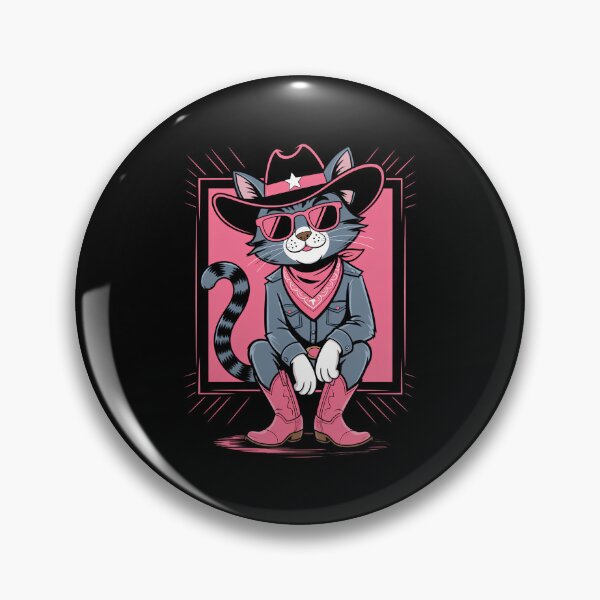 Item preview, Cowboy Cat Country Western Cottagecore designed and sold by CookWorldLaughs.