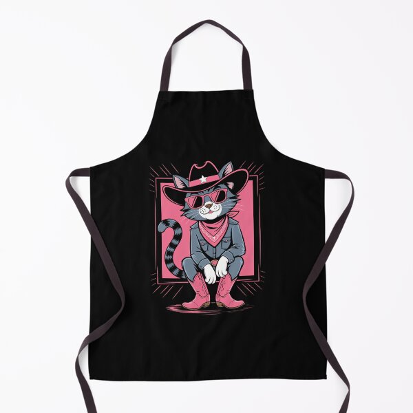 Item preview, Cowboy Cat Country Western Cottagecore designed and sold by CookWorldLaughs.