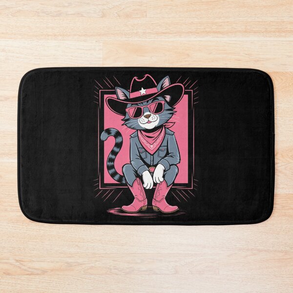 Item preview, Cowboy Cat Country Western Cottagecore designed and sold by CookWorldLaughs.