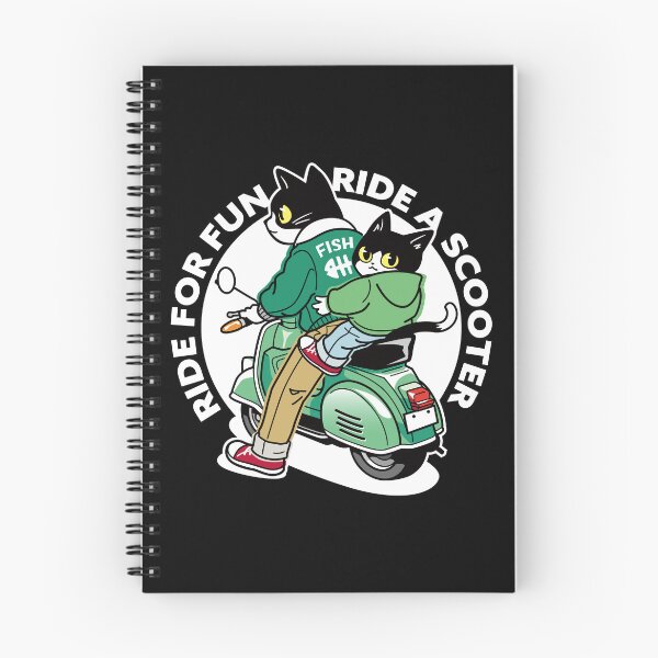 Item preview, Candy Color Scooter Cats – Fun City Ride Design_GREEN designed and sold by AckeeWolf.