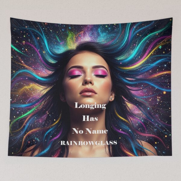 Item preview, The Cosmic Gaze of a Pensive Woman (Style B) designed and sold by RAINBOWGLASS.