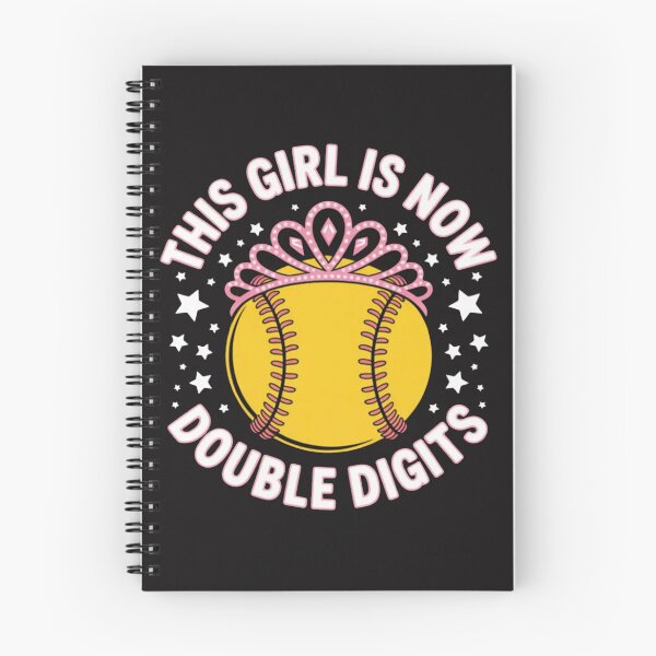 Item preview, This Girl is Now 10 Double Digits Softball Lover Pitcher designed and sold by CraftyCuttable.
