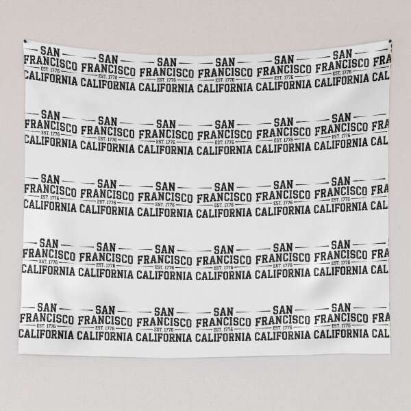 Item preview, San Francisco California Retro Vintage Bay City Typography 2025 designed and sold by someraargelia.