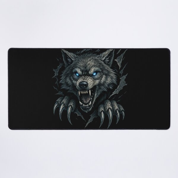Item preview, Alpha Wolf Ripping Through Claw Mark 3D T-Shirt designed and sold by GeniePixel.