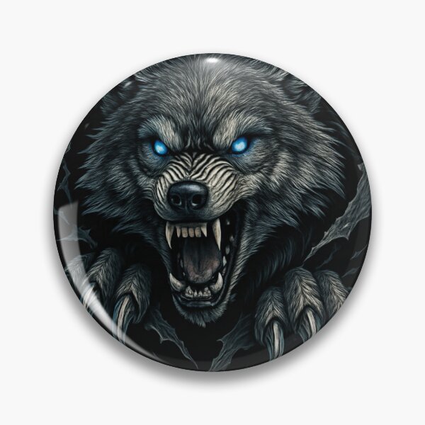 Item preview,  Alpha Wolf Ripping Through Claw Mark 3D T-Shirt designed and sold by GeniePixel.