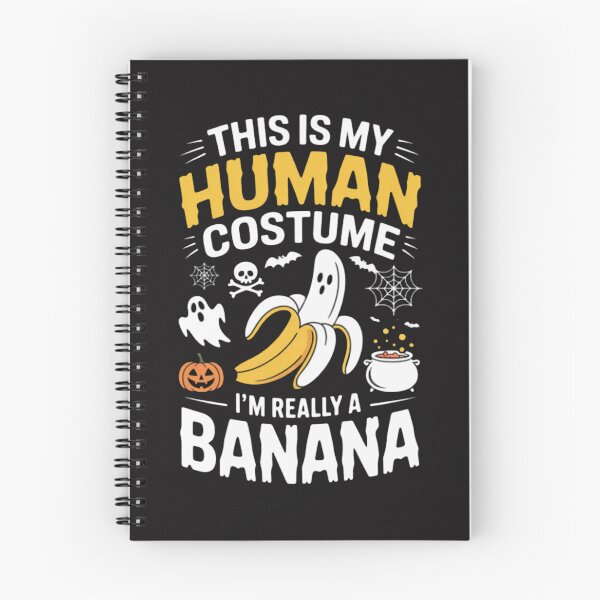 Item preview, This Is My Human Costume I'm Really A Banana Ghost Halloween designed and sold by CraftyCuttable.