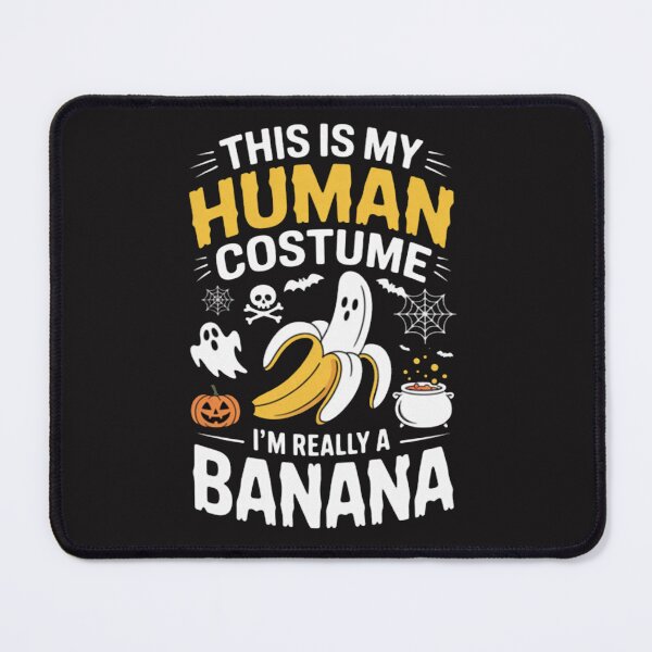 Item preview, This Is My Human Costume I'm Really A Banana Ghost Halloween designed and sold by CraftyCuttable.