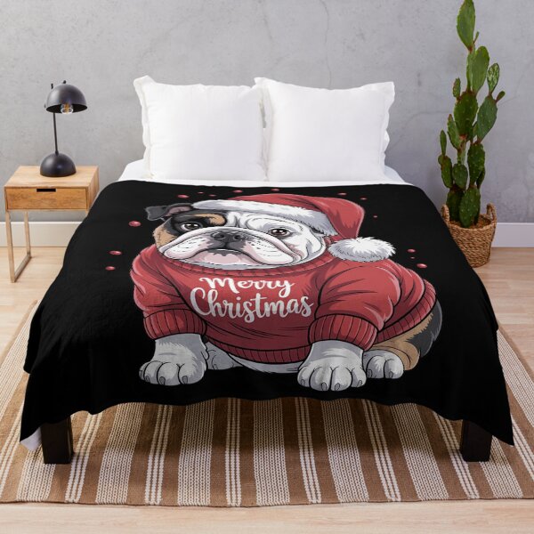 Item preview, Xmas Bulldog Santa on Christmas Bulldog designed and sold by Sunset4Bones.