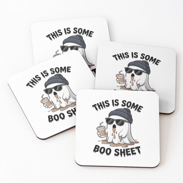 Item preview, This Is Some Boo Sheet Coffee Halloween designed and sold by CraftyCuttable.