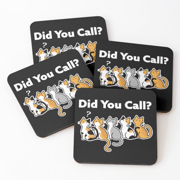 Item preview, Did You Call? – Curious Cats Turning Around designed and sold by AckeeWolf.