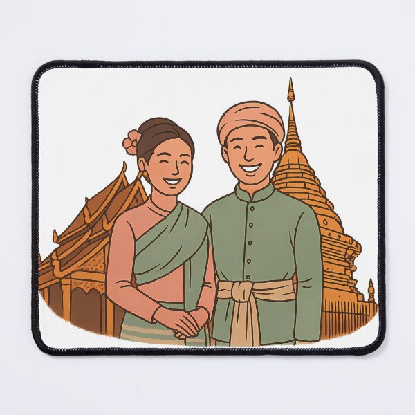 Item preview, Thai Couple at Doi Suthep designed and sold by Primprapar.
