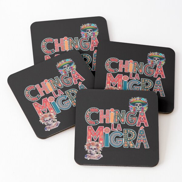Item preview, Chinga La Migra, Fuck ICE, Protect Immigrants, Sugar Skull designed and sold by desireedickens.