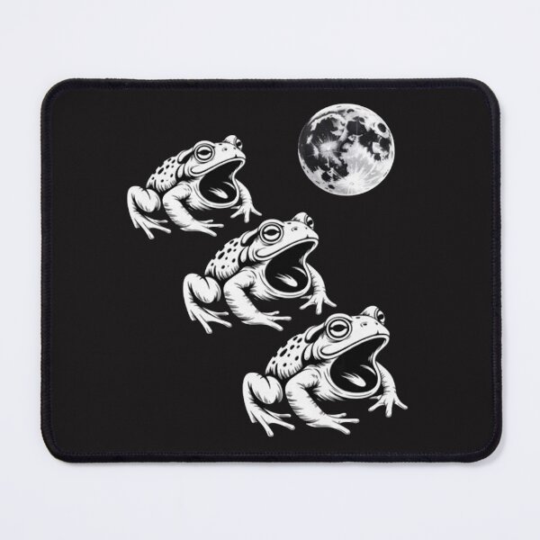 Item preview, Three Frogs Howling at The Moon 3 Frog Moon designed and sold by CraftyCuttable.