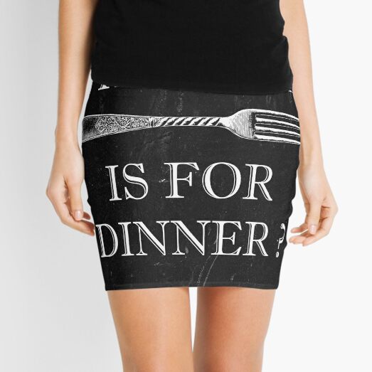 What The Fork Is For Dinner? Mini Skirt